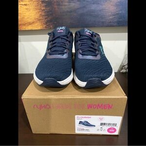 Ryka Flourish Women's Navy and Teal Sneakers - Size 9 - New in Box